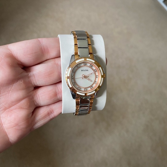 Bulova Women's Watch Diamond Accents 98P134 - Picture 5 of 6